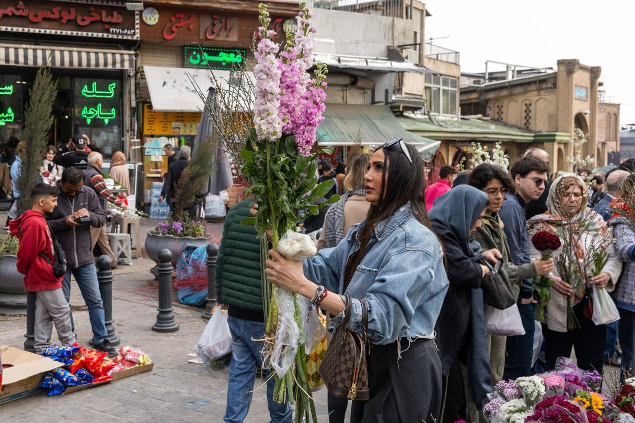 نوروز در جنگ میدان تجریش