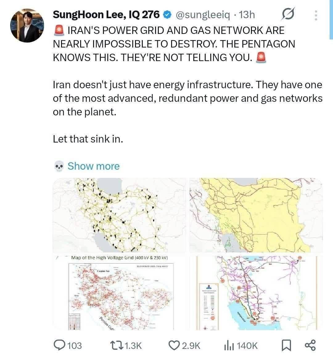 شبکه برق ایران