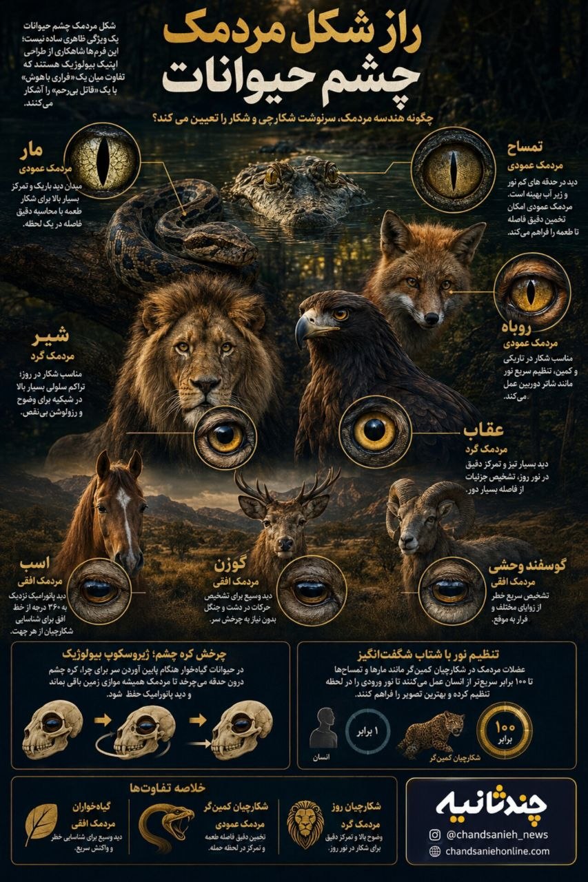 چشم حیوانات