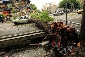 طوفان با سرعت ۹۰ کیلومتر در تهران؛ هشدار جدی برای چهارشنبه