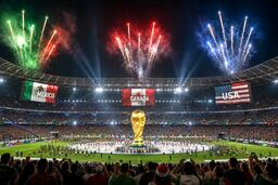 ببینید | جشن مکزیکی‌ها پیش از شروع مراسم رسمی افتتاحیه جام جهانی ۲۰۲۶