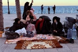 عکس | موج آوارگی در لبنان؛ مهاجرت از جنوب به مرکز بیروت 
