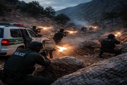 درگیری مسلحانه اشرار با پلیس در ایذه؛ ۳ مأمور انتظامی مجروح شدند