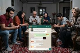 «سیاست‌زدگی در گروه‌های خانوادگی»؛ چت‌‍‌های واتس‌اپی که به میدانِ نبرد روزنامه‌های صبح تبدیل شده است
