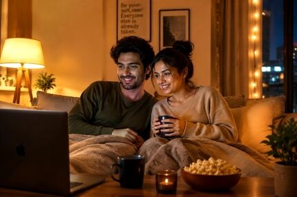 تماشای محتوای مشترک در شب؛ راهی برای کاهش اختلاف و صمیمیت بیشتر زوج‌ها؟