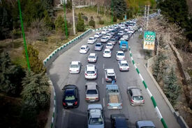 ترافیک سنگین در محورهای شمالی و ورودی پایتخت