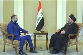 عمار حکیم: پیکر رهبر شهید انقلاب به عنوان مرجع مسلمانان در عراق تشییع می‌شود