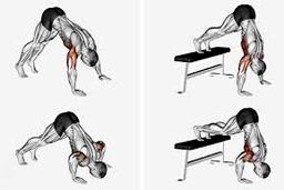 آموزش تمرین Pike Push-Up (پایک پوش‌آپ)