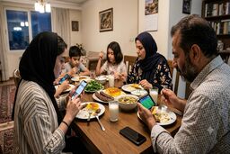 آخرین باری که بدون گوشی شام خوردیم، کی بود؟