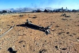 تصاویر بقایای هواگردهای آمریکا در اصفهان