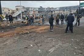 بازگشایی فوری اتوبان باقری پس از اصابت موشک