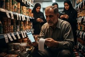 زندگی در اقتصادِ «تاریخ انقضای روزانه»
صاحب مغازه‌ای که هر صبح قیمت‌ها را از کانال تلگرام چک می‌کند تا بداند برچسب‌ها را بالا ببرد یا نه