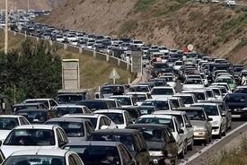ترافیک سنگین در جاده های شمال