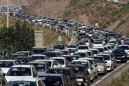 ترافیک سنگین در جاده های شمال