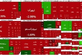 بورس ۱۰۳ هزار واحد ریزش کرد؛ سقوط به یک پله پایین‌تر