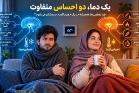 یک خانه، دو دمای متفاوت؛ چرا بعضی‌ها زودتر سردشان می‌شود